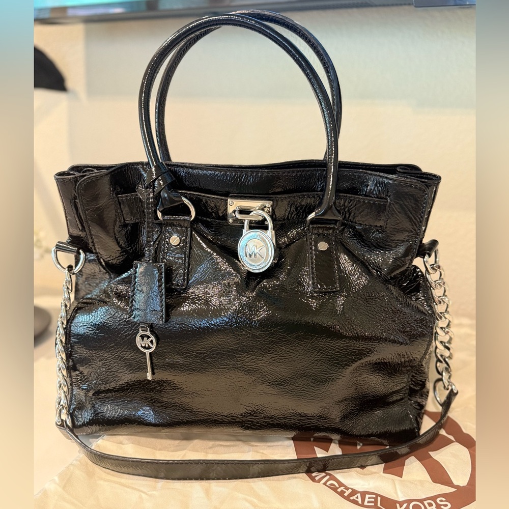 Michael Kors Hamilton Handbag (Limited Patent Design)